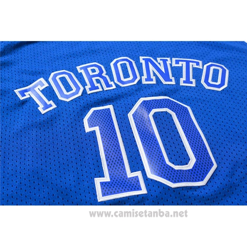 Camiseta Toronto Raptors DeMar DeRozan #10 Retro Azul